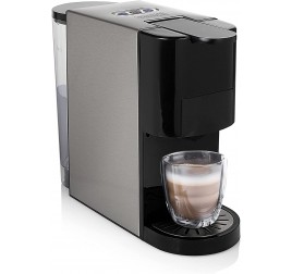 PRINCESS MULTI CAPSULE COFFEE MACHINE STEEL 4-IN-1