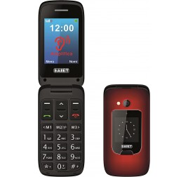 SAIET SCUDOTRE PLUS FLIP DOPPIO DISPLAY-RED